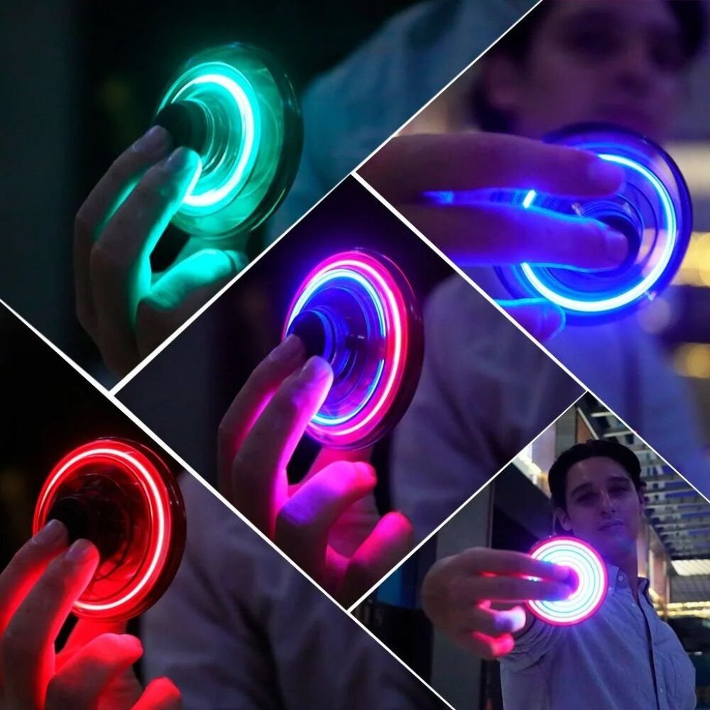 Mini Drone LED UFO Type Flying Helicopter Spinner - Picture 4 of 6